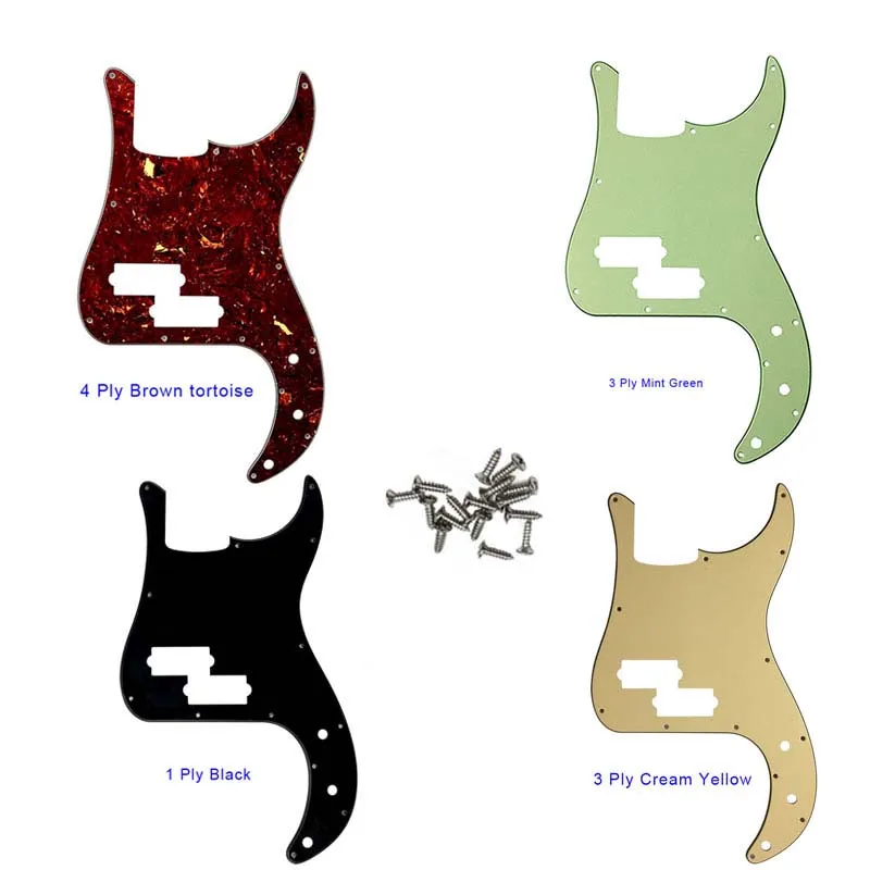 

Guitar Parts Electric Custom Guitar Pickguard For 13 hole screws USA / Mexico Fd Standard P Bass Guitar Pickguard Scratch Plate