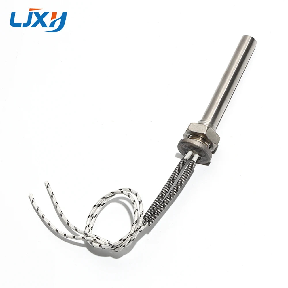 LJXH 12V 100W/150W/200W Round Flange Immersion Cartridge Heater All 304 SUS M16 Tubular Tooth Pipe Heating Element