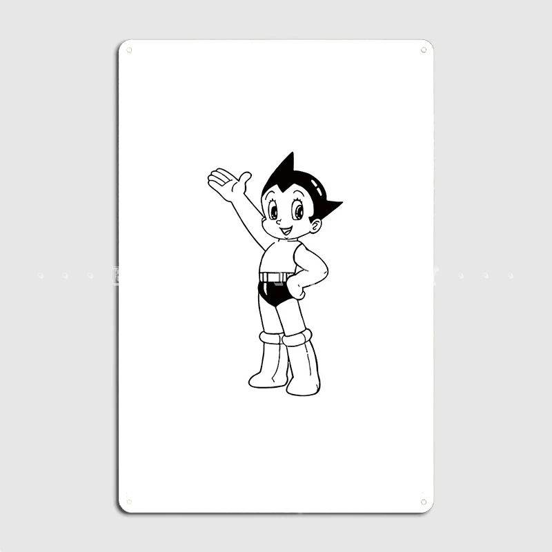 Astro Boy Metal Sign Vintage Pub Garage Wall Cave Plaques Tin Sign Poster