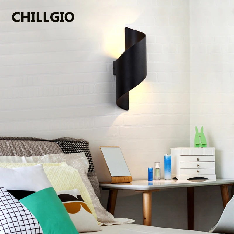 CHILLGIO Waterproof Led Wall Lamp Aluminum Corridor Outdoor IP65 Modern Lighting Bathroom Hotel Bedroom Home Indoor Decor Light