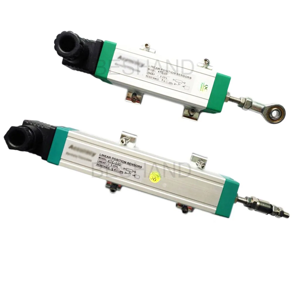 Sensores de posición lineales de carrera de viaje, 50-300mm, transductor de desplazamiento lineal, Escala electrónica para máquina de moldeo por