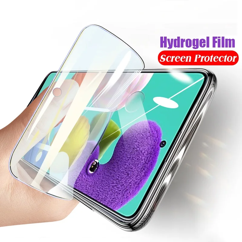 100D Hydrogel Film For Samsung Galaxy M21 A21s A51 A71 A31 M30S Screen Protector For Samsung A 51 71 M 21 Not Glass