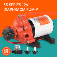 SEAFLO  12V Water Pump - High Flow 11.6LPM 45PSI Diaphragm Pump for Boats, RVs, and Sprayers