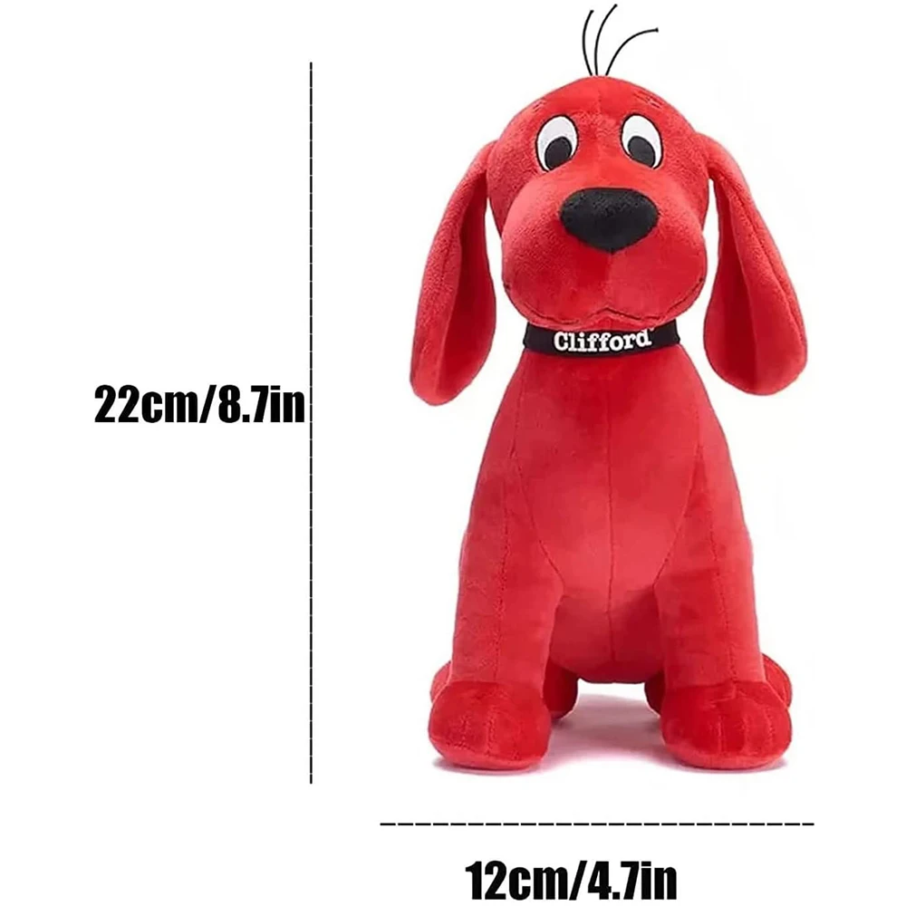 Clifford The Big Red Dog Plush Toy Cartoon Anime Plushie Figure Soft Stuffed Animal Puppy Doll Gift for Fans Girls  Birthday - view 6