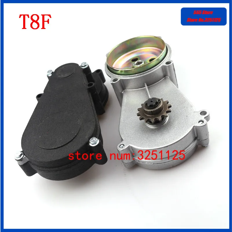 

Black /silvery T8F 11 Tooth Clutch Drum Gear Box for 47cc 49cc 2 Stroke Engine Kid Crosser Motard Bike Mini ATV Quad Scooter