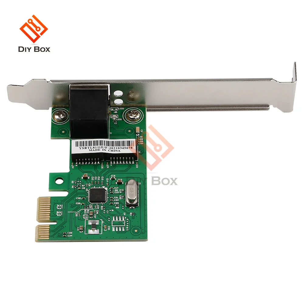 10/100/1000Mbps Ethernet PCI Express PCI-E Network Card Controller RJ45 Lan Adapter Converter for Desktop PC 1000 Gigabit