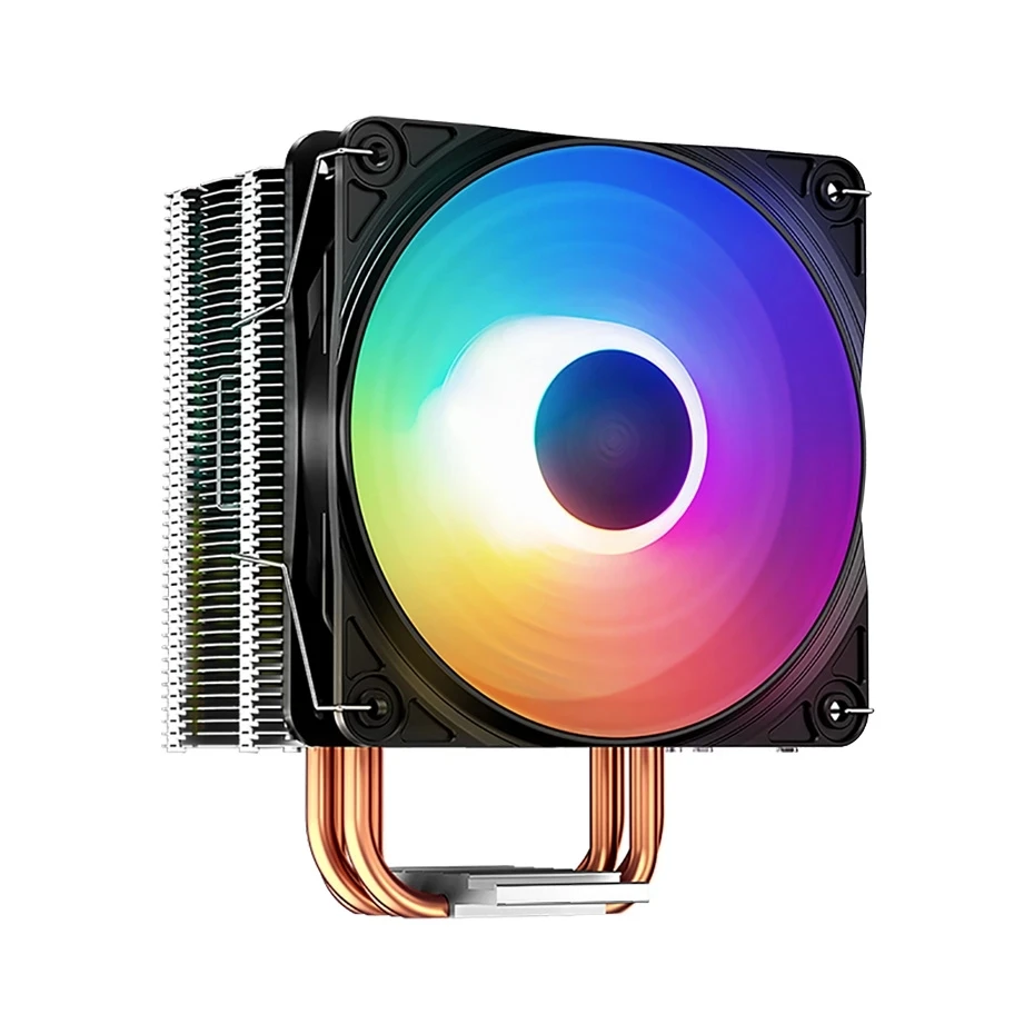 DEEPCOOL-ventilador silencioso GAMMAXX 400K/XT, para Intel LGA1200, AMD AM4 /4, 6 colores, 120mm, 4 pines, PWM/LED