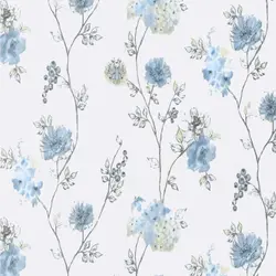 Papel de parede decorativo para casa, papel autoadesivo removível com flores, folhas e flores para decoração de sua casa