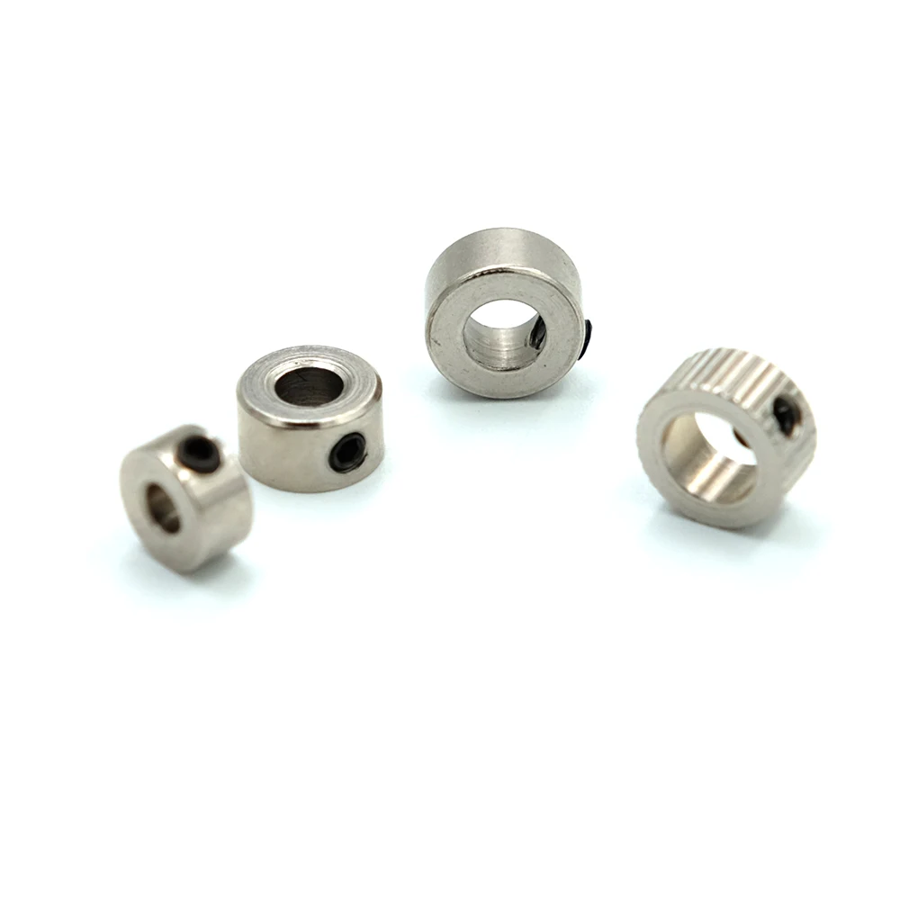 SkyArea 10PCS Wheel Lock Collar Shaft Axle Bushing Metal Landing Gear Stopper Inner Dia 2.1/3.1/4.1/5.1mm for RC Model Parts