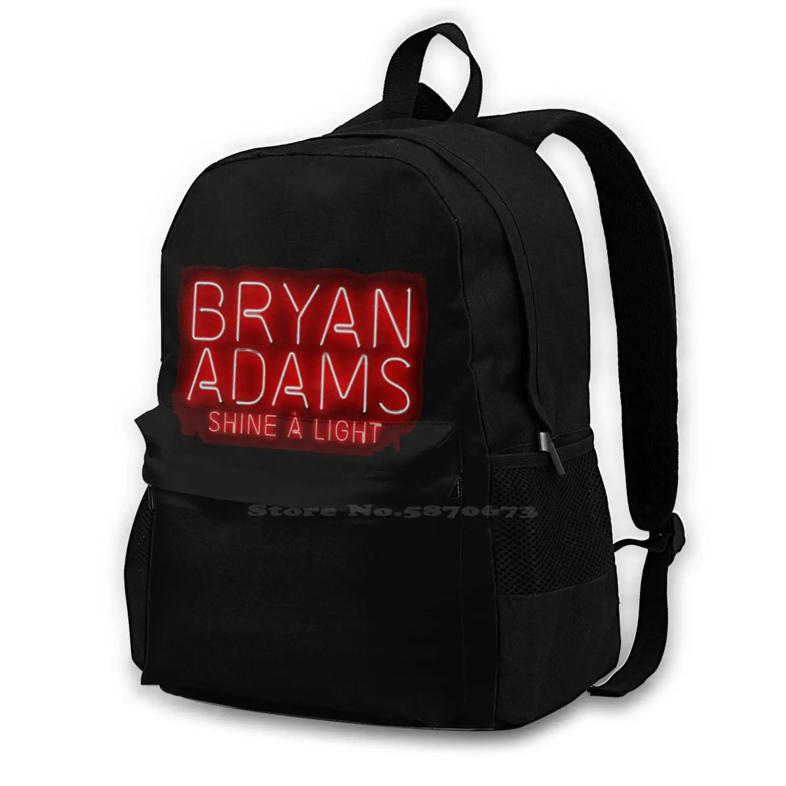 Shine A Light Bryan Tour 2019 Globaltv Adams Bag Backpack For Men Women Girls Teenage Black Shine A Light Bryan Tour 2019