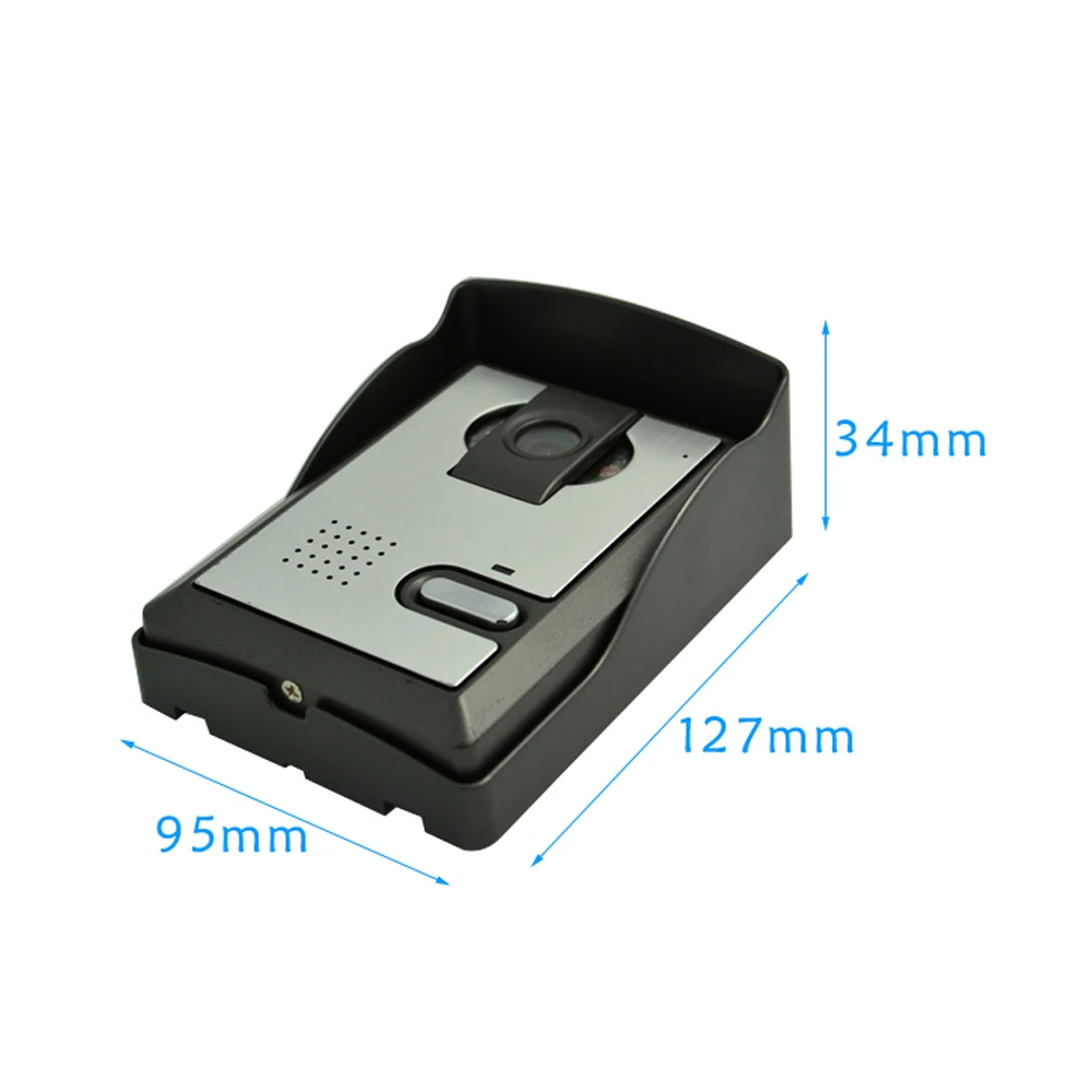 1Set 1 To 1 Smart Home Visitor Video Door Phone 7" LCD Display Touch Button HD Camera Night Vision Rfid Card Unlock Door Bell