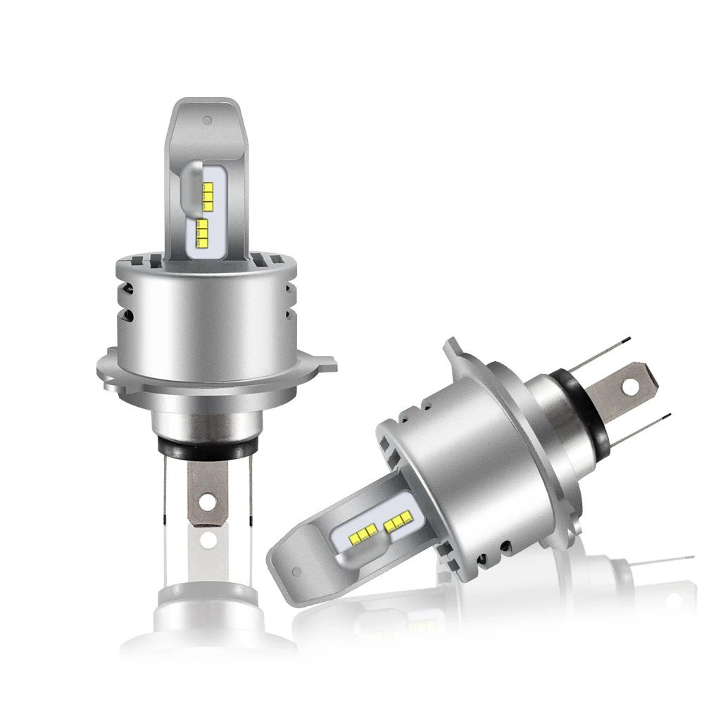 2 قطع 9S-H4-40W-6000LM LED المصباح H4 / 9003 / HB2 مصباح سيارة مع 12 قطعة ZES CANBUS LED المصباح السيارات LED #4