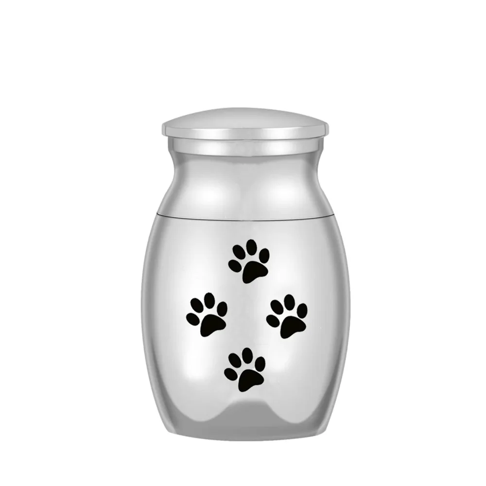 Pets Memorials Stainless Steel Mini Urns Dog Cat Birds Mouse Cremation Ashes Urn for Hold a Small Amount of Ash Keepsake Casket