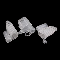 200PCS Wholesale Bee Queen Cage Protection King Rearing House Bees Cages Beekeeping Tools Insectary Box Cells Plastic Apiary