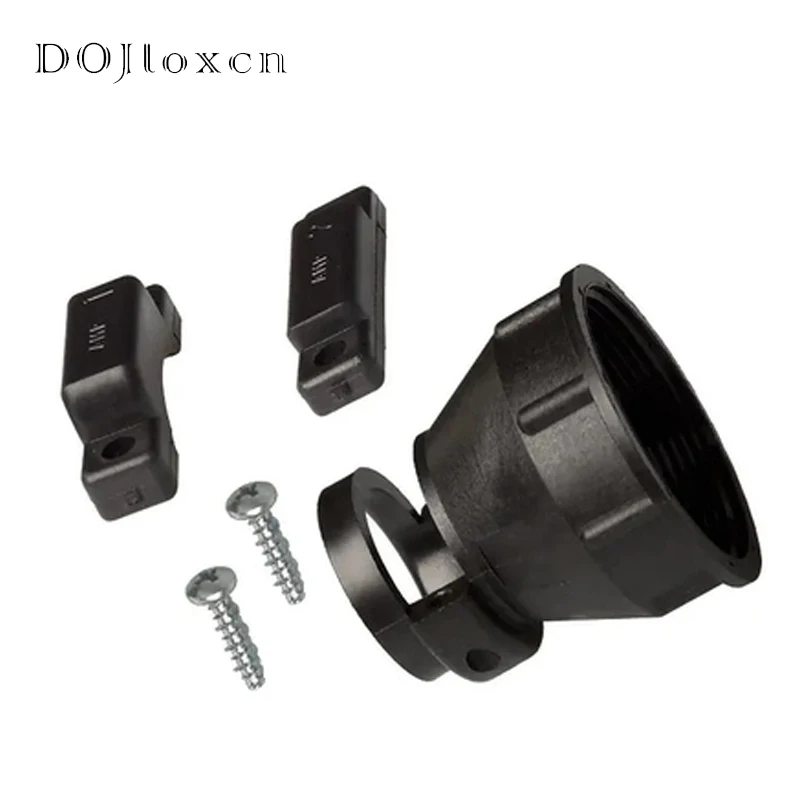 1 Set 24 Pin TE Original Product Wiring Male Female Plug Black With Flange Connector or Tail Clamp 206837-1 206838-1 206138-8