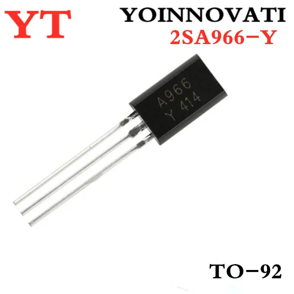 200pcs/lot 2SA966-Y 2SA966 1.5A/30V A966 TO-92L IC