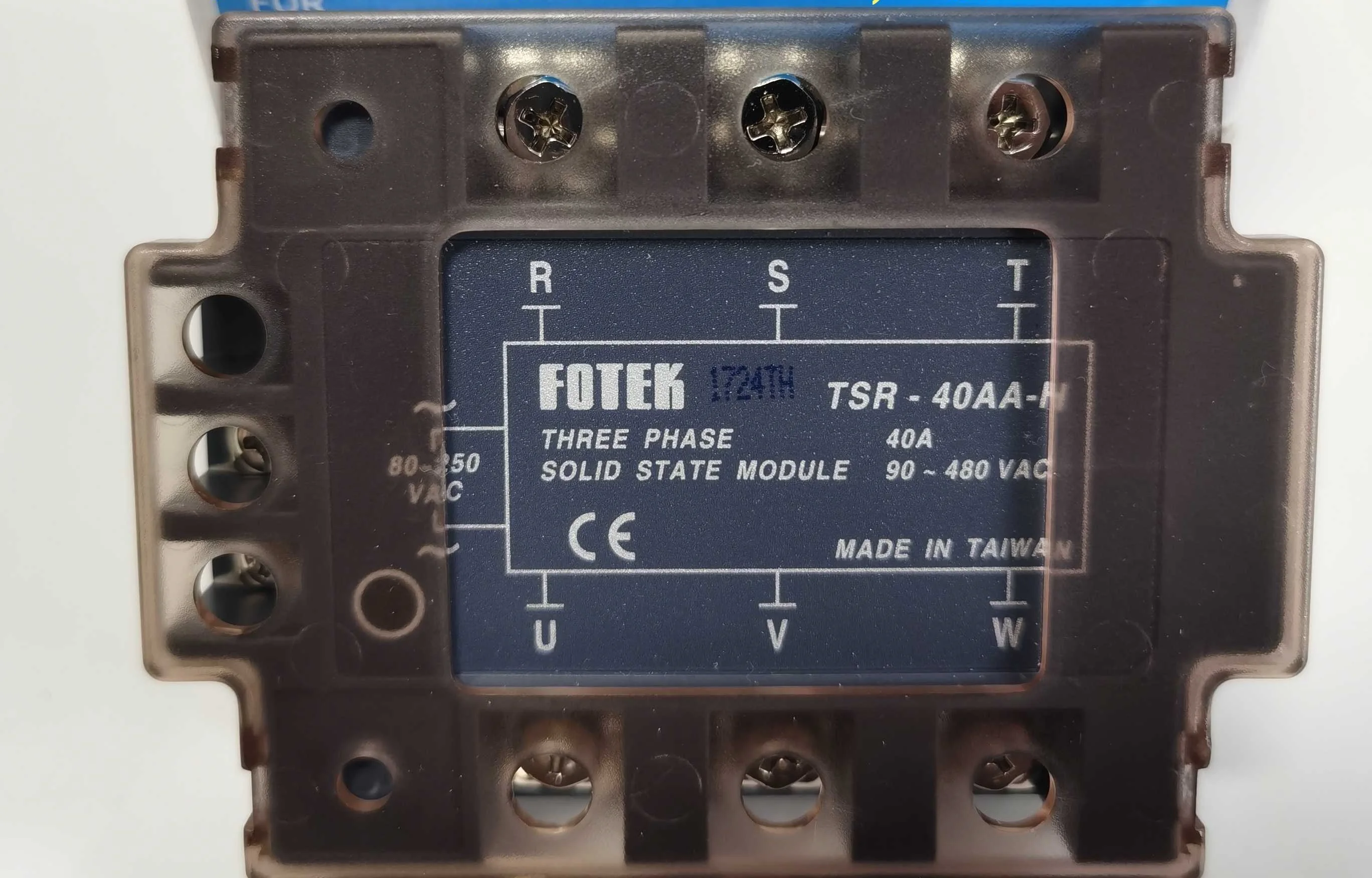 

Original Taiwan's FOTEK three-phase solid state relay TSR-40AA-H