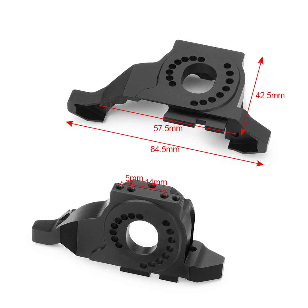 AXSPEED CNC Metal Alloy Motor Engine Mount Base for TRX-4 TRX4 TRX-6 1/10 RC Crawler Car Truck Upgrade Parts Accessories