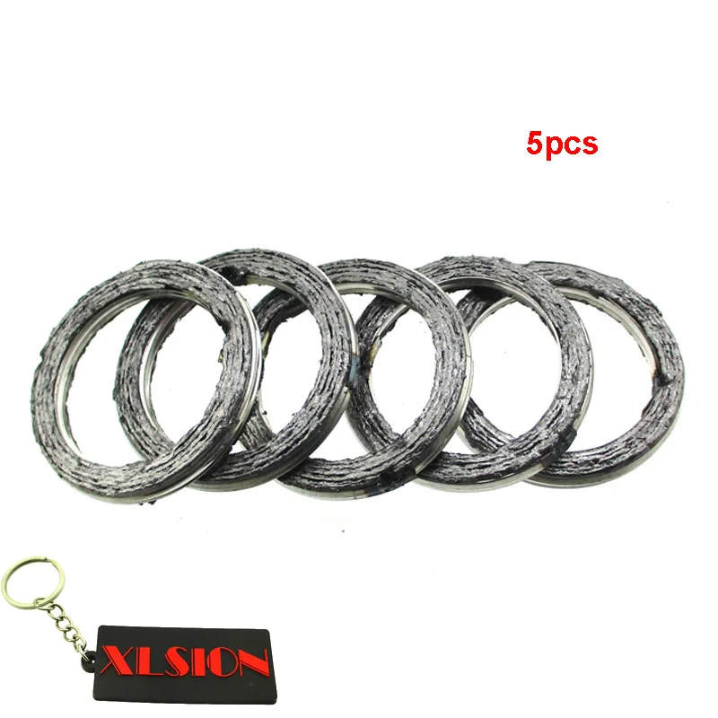 5pcs/pack Exhaust Muffler Pipe Gasket ID 30mm For 150cc 200cc 250cc Pit Dirt Motor Bike ATV Quad Go Kart Buggy Moped Scooter