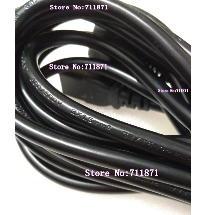 180 ซม.ทองแดงบริสุทธิ์ 3X1.5 มม.3Pin IEC 320 C13 High-power สายไฟจีน 3P ปลั๊ก IEC 320 C13 หญิงสาย