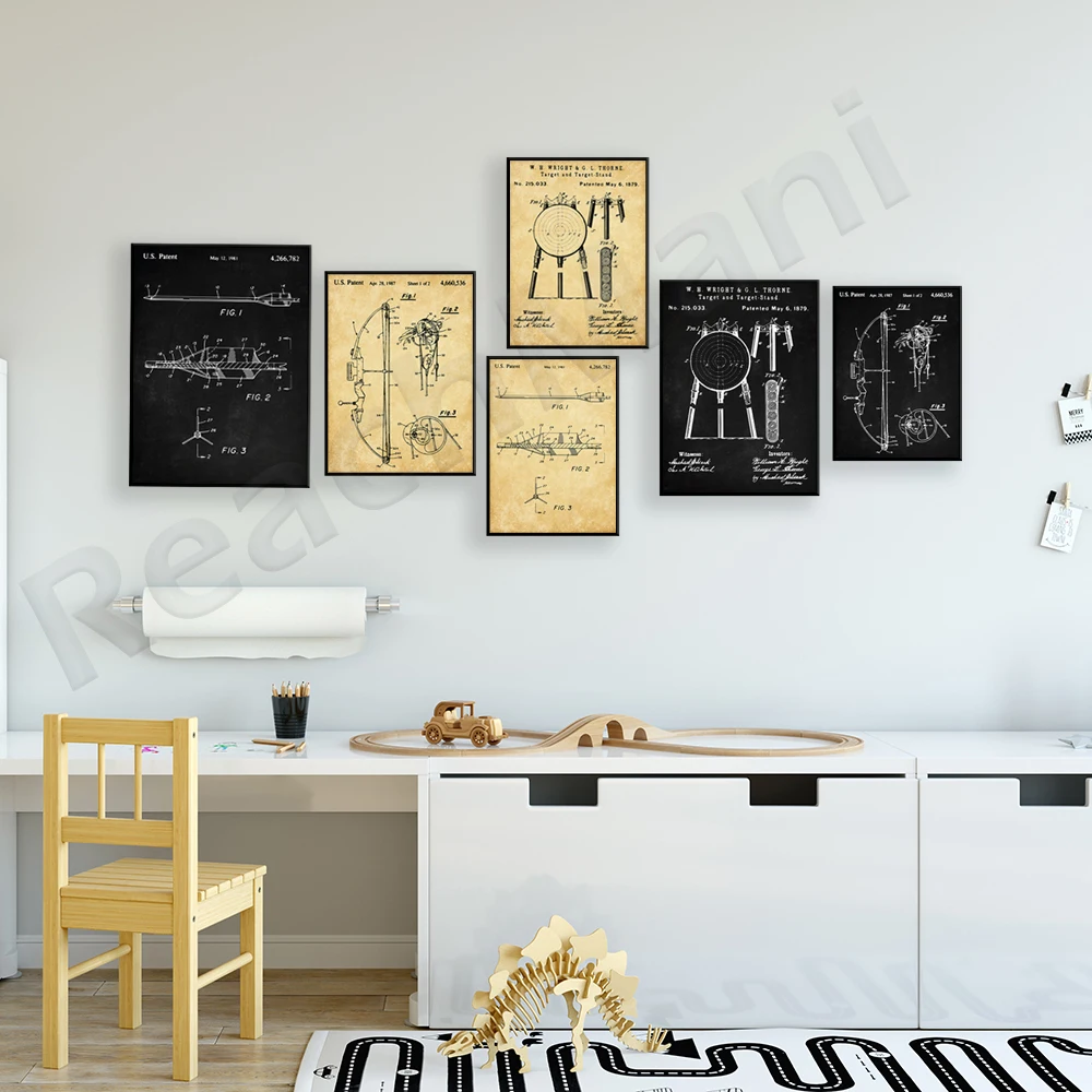 Imprimés de brevets d'archerie - Outdoor Hunting Paintings avis et prix