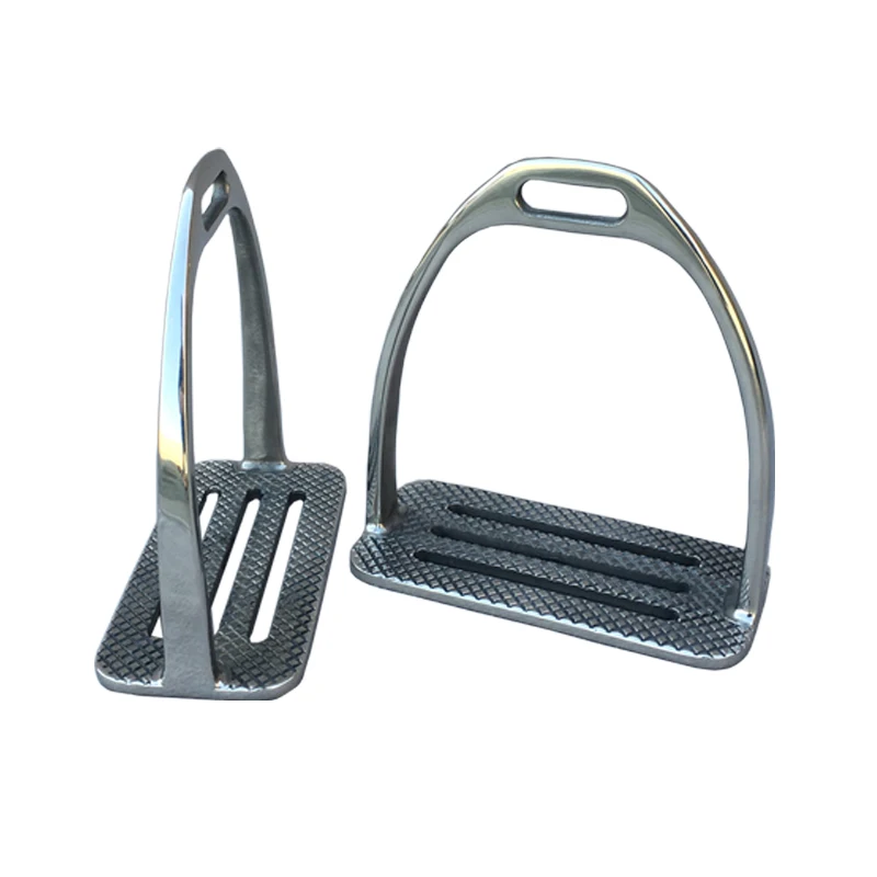 Cavallo In Acciaio inox Staffe 5 Pollici Nero Stirrup Cavallo