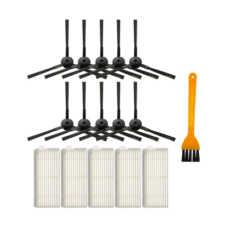 Filtr główny szczotka boczna HEPA filtr ścierka do mopa akcesoria do Chuwi ILIFE V55 Pro odkurzacz Robot części zamienne