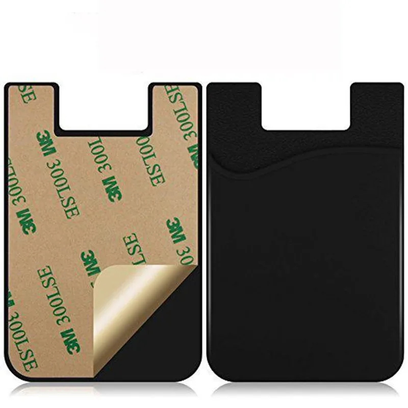 Tecpocket-Autocollant adhésif pour téléphone portable, beauté du dos, cartes arrière, étui portefeuille, porte-carte d'identité de crédit, carte de téléphone portable