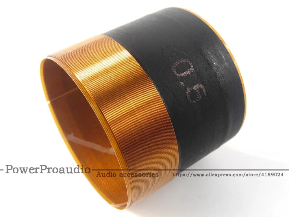 2ピース/ロット50.5ミリメートルミリメートルスケルトン: 白アルミナ、ウーファー/スピーカー/スピーカー音声コイル2層