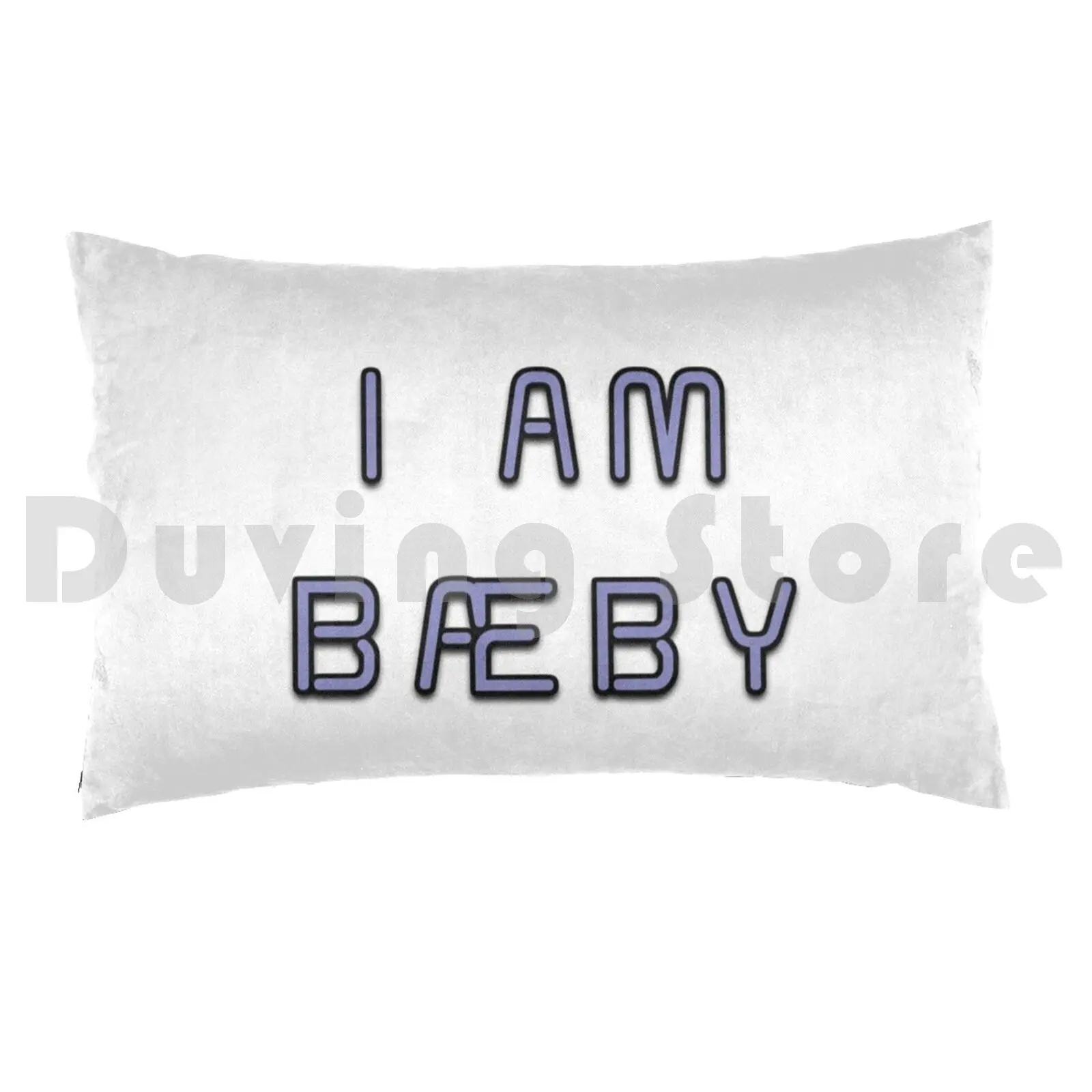 I Am B Ae B Y Pillow Case Printed 35x50 Space B Ae B Y Elon Musk Spacex Tesla Grimes Newborn Baby Baby Name