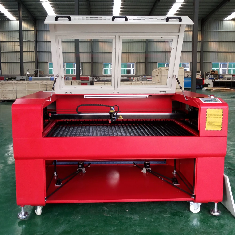 

High Quality Red Light Pointer, Automatic Lifting Table, Rotary Attachment 1390 Co2 CNC Laser Cutter Machine CW5200 Rotary Axis