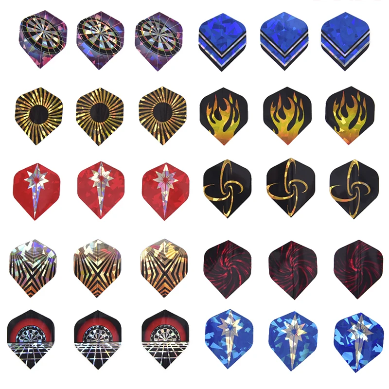 Juego de dardos profesionales de varios estilos, Accesorios Nuevos, 15 piezas/30 piezas