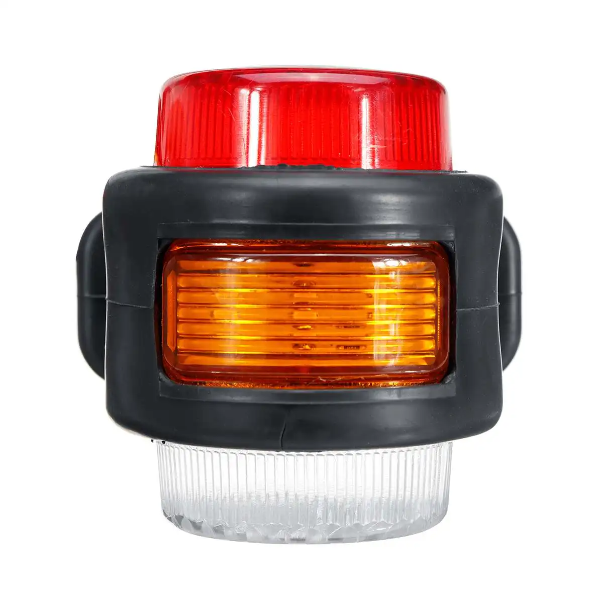 2/4/8x 12V 24V Truck LED Dual Side Marker Light Integrated Double Indicator Lamps Driving Light For Trailer Lorry RV Bus Caravan