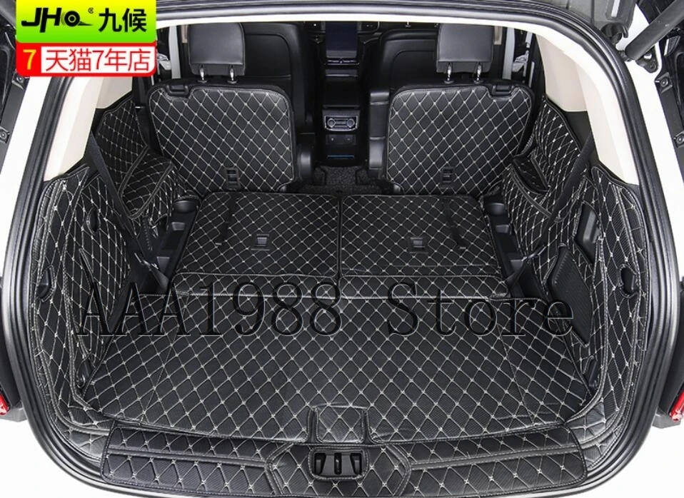 For Ford Explore 2020 2021 2022Car Accessories Trunk Mats Protection Leather Mat Catpet Interior Cover Part Auto Styling