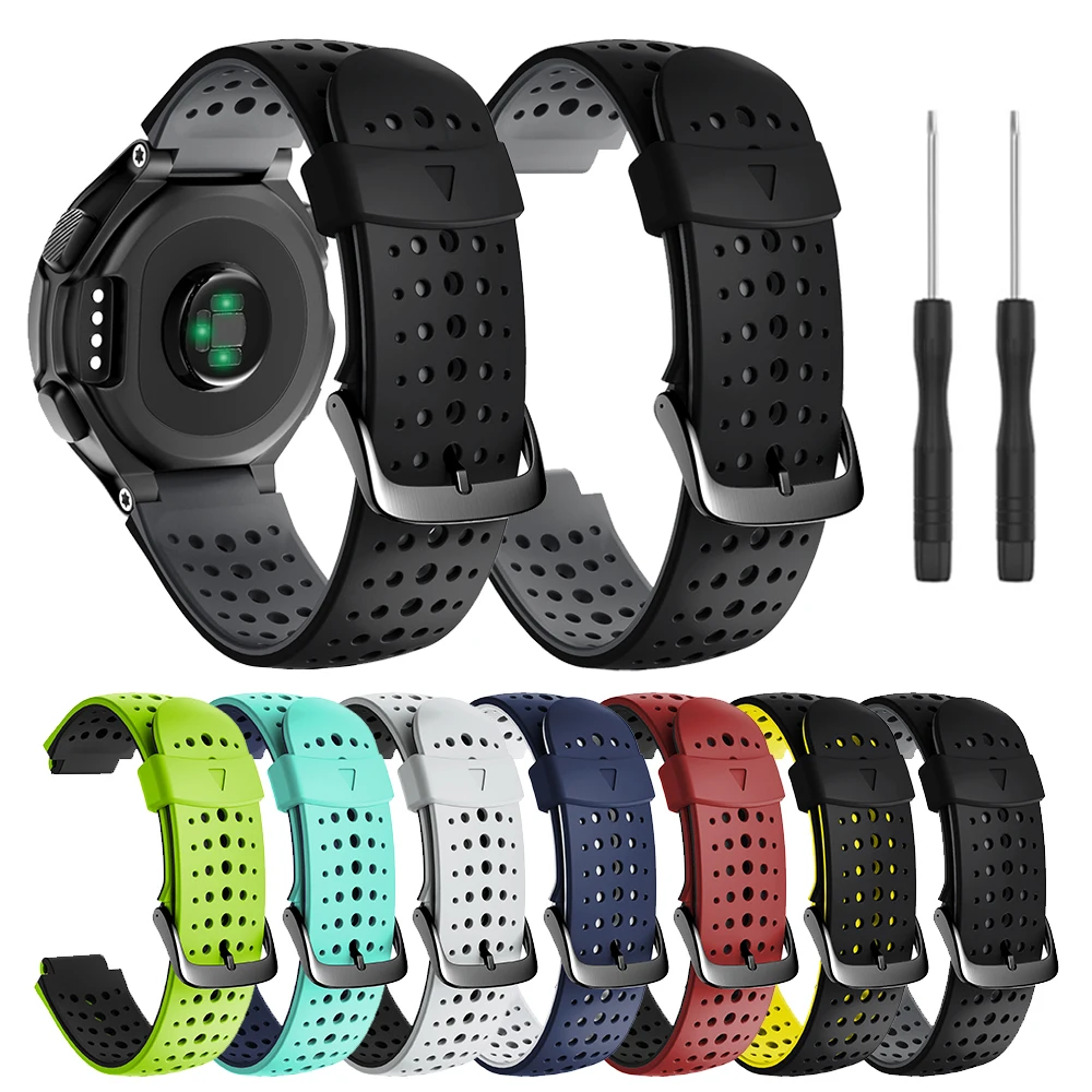 Wrist Strap For Garmin Forerunner 235 220 230 620 630 735XT Watch Band Sport Silicone Wristband Watchband Bracelet Accessories