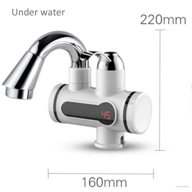 Chì Sức Khỏe Nóng Lạnh Màn Hình Hiển Thị Kỹ Thuật Số Nóng Lạnh Điện Vòi Tiện Lợi Và Thiết Thực Làm Nóng Nhanh Vòi Nước 220V