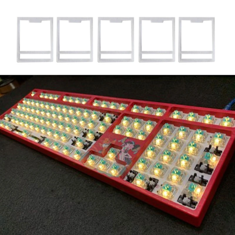 Wyczyść MX Switch Film do klawiatury mechanicznej HTV folia wału do przełączników Cherry MX gateron 120 sztuk/paczka