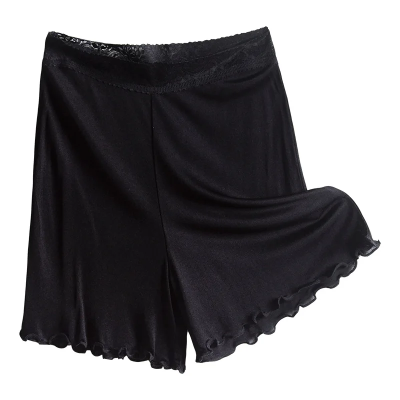 Silk shorts under skirt shorts women boxer femme safety shorts pants shorty ladies pants underwear women