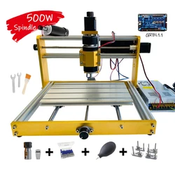 Upgragded CNC 3018 Plus 500W/300W Kit 30W Fixed Focus Laser Engraver GRBL DIY 3 Axis PBC Milling Machine Wood Router For Metal