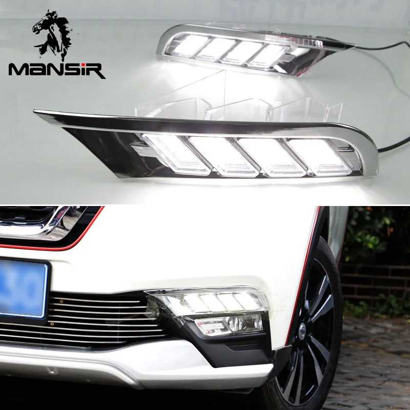 

LED Daylights For Nissan Kicks 2016 2017 2018 2019 2020 Turn Signal Auto Indicator Car Accessory Daytime Running Light DRL