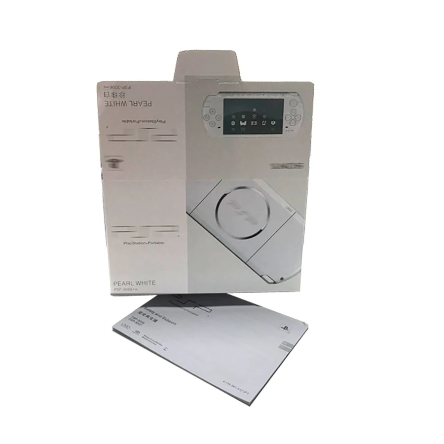 คุณภาพสูงใหม่กล่องบรรจุกล่องสําหรับ PS P 3000 เกมคอนโซลบรรจุภัณฑ์ด้วยตนเองและแทรก