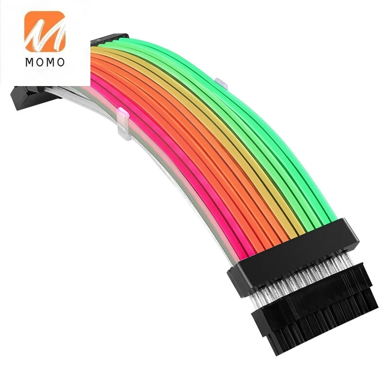 Strimer Plus 5V A-RGB Extension/Transfer Cable use for 24PIN to Motherboard or 8PIN+8PIN to GPU / support 3PIN interface