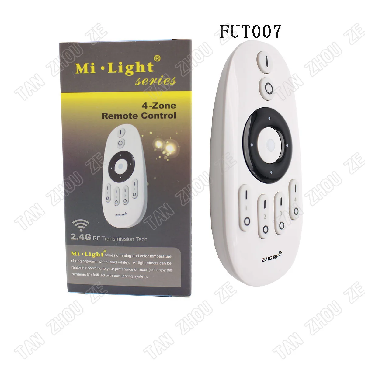 Imagem -02 - Controle Remoto Inteligente Ibox2 Fut035 Controlador de Temperatura Led Cct mi Luz de Cor com Ajuste de Zona 2.4g rf Wifi Atmosfera de Iluminação Inteligente