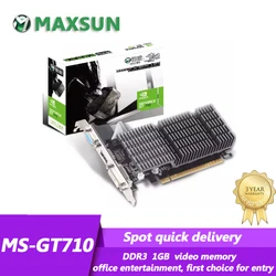 MAXSUN GT710 Heavy Hammer 1G DDR3 Entry-Level PCI-E Discrete Graphics Card Suitable For Desktop Computers