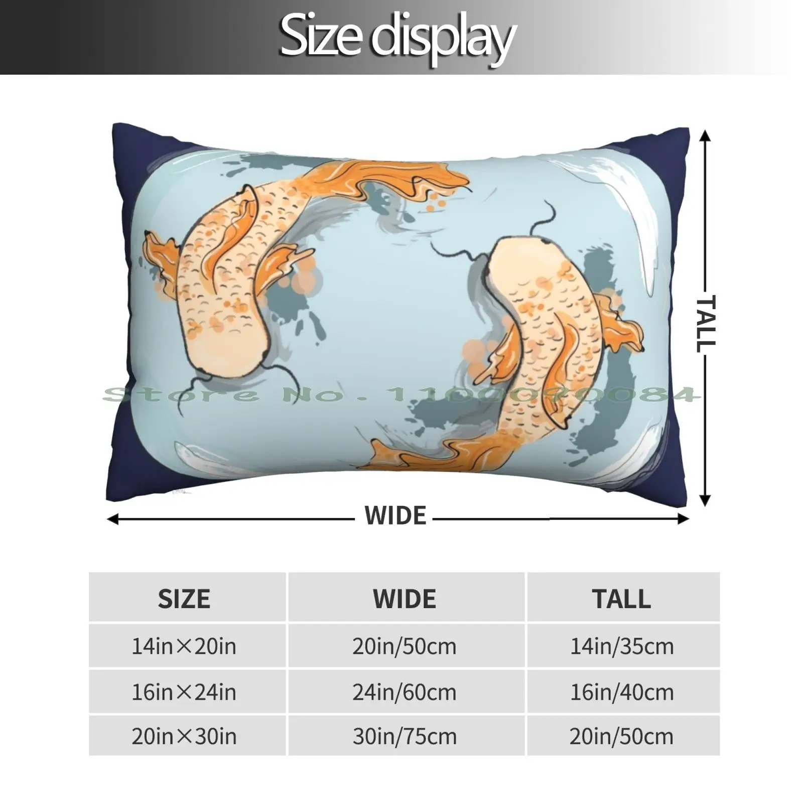 Koi In A Bubble Pillow Case 20x30 50*75 Sofa Bedroom Jet Captain Girl Aviation School Student Pilot Flying Crew Airplanes Lover