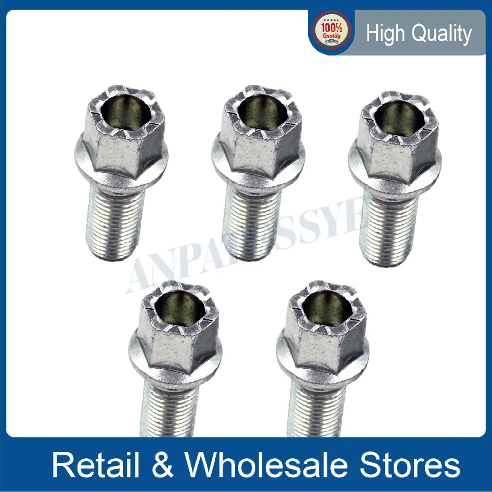 

M14*1.5 27MM high quality Car Accessories Wheel Lug Bolts Car For VW Polo Golf 1998-2009 Jetta Passat For Audi A4 A6