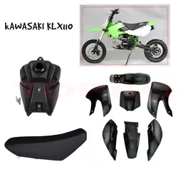 Motorcycle Plastic Fairing Full Body Cover Kits Fenders Mudguard Seat for Kawasaki KLX 110 KX65 Suzuki RM65 DRZ110 Dirt Pit Bike