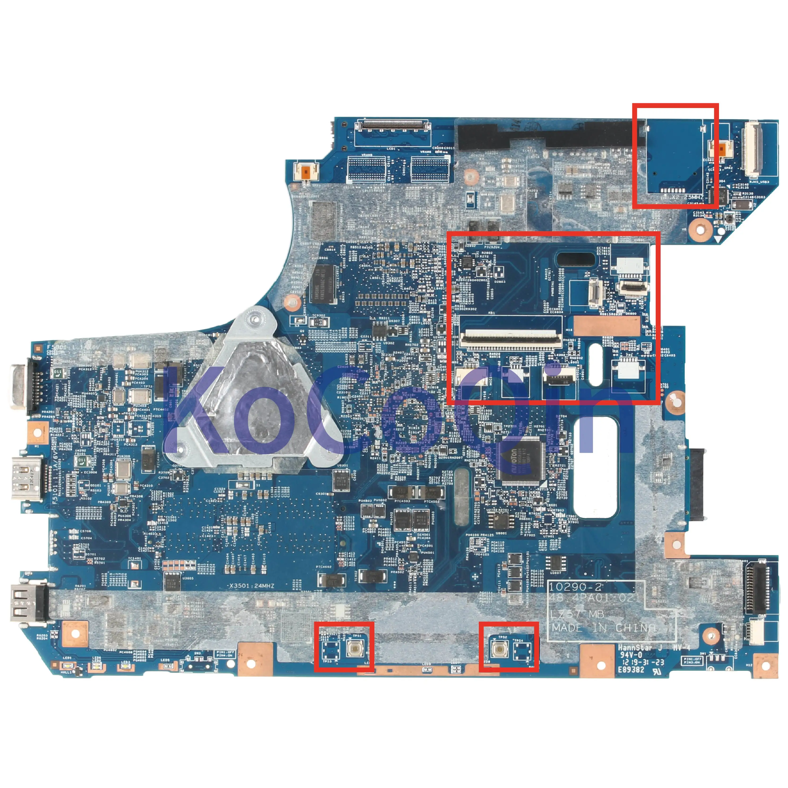 สําหรับ LENOVO B570 B570E เมนบอร์ดแล็ปท็อป 90000070   10290-2 HM65 48.4PA01.021 LZ57 N12M-GS-B-A1 โน้ตบุ๊คเมนบอร์ด