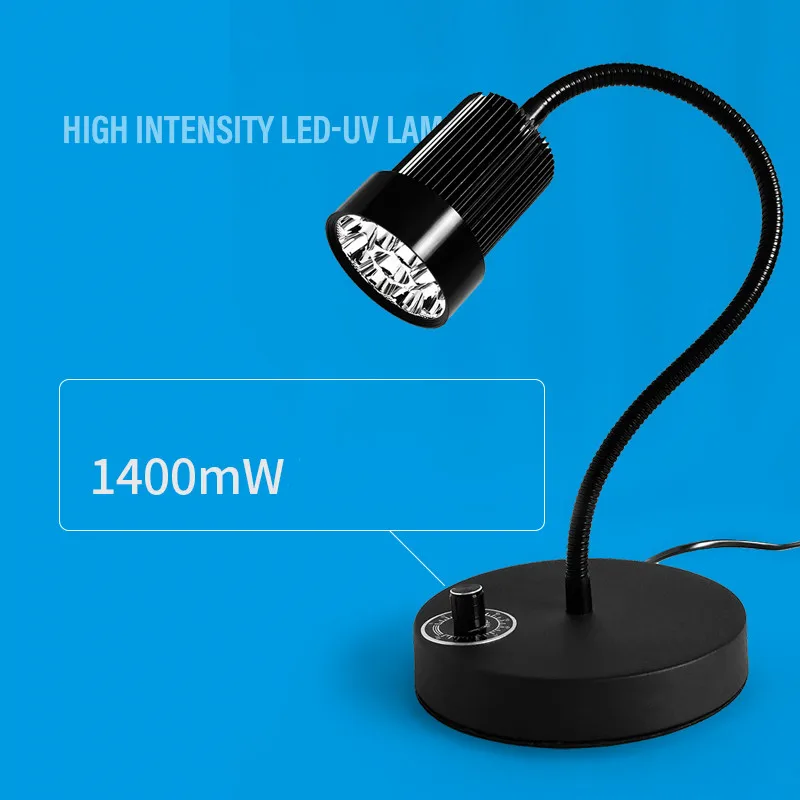 3535-LED Adjustable High Energy Shadowless Adhesive Green Olefin Uv Curing Lamp 18w 230v