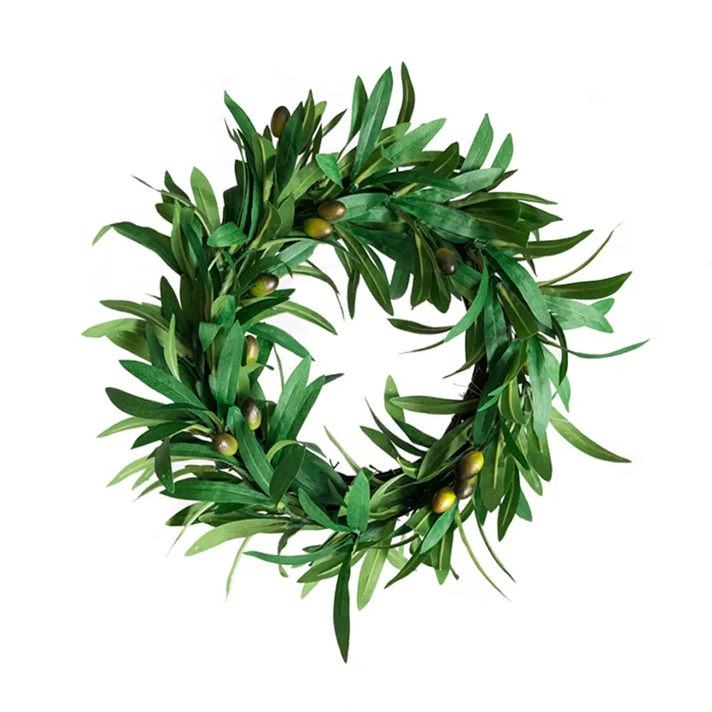 

Simulation Hanging Olive Leaf Garland Artificial Vine Garland Wedding Arch Arrangement Decorations Home Room Wall Decor